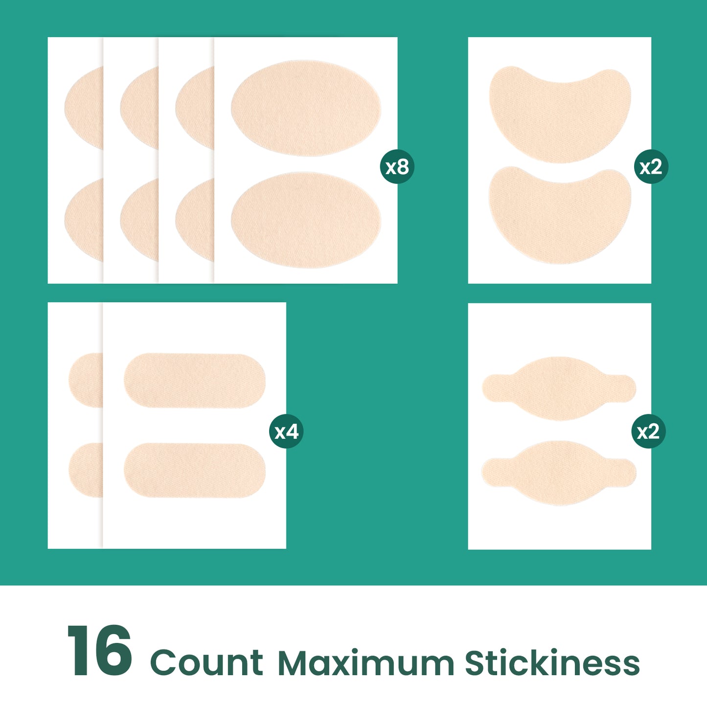 Moleskin Adhesive Pads 16 psc
