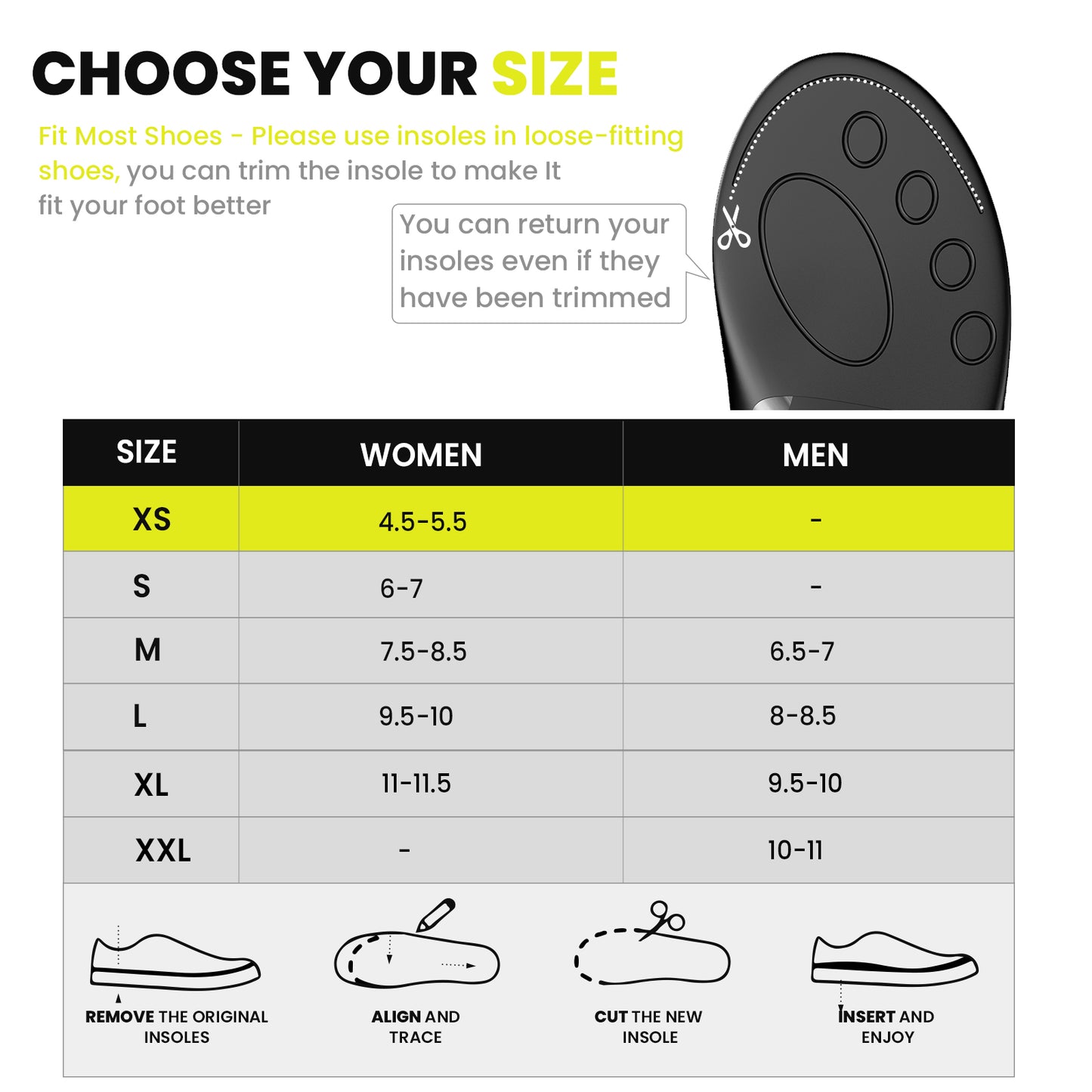 Heavy Duty Support Insoles