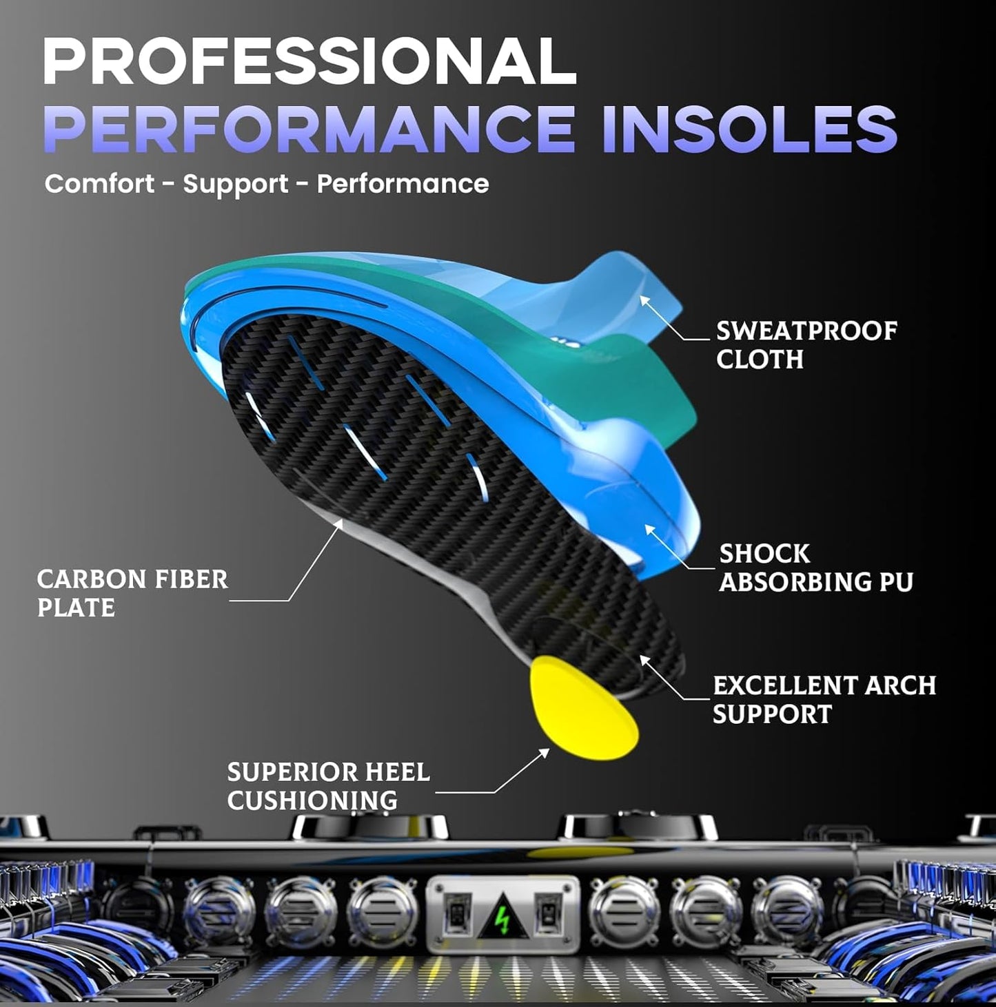 Carbon Fiber Sport Insoles