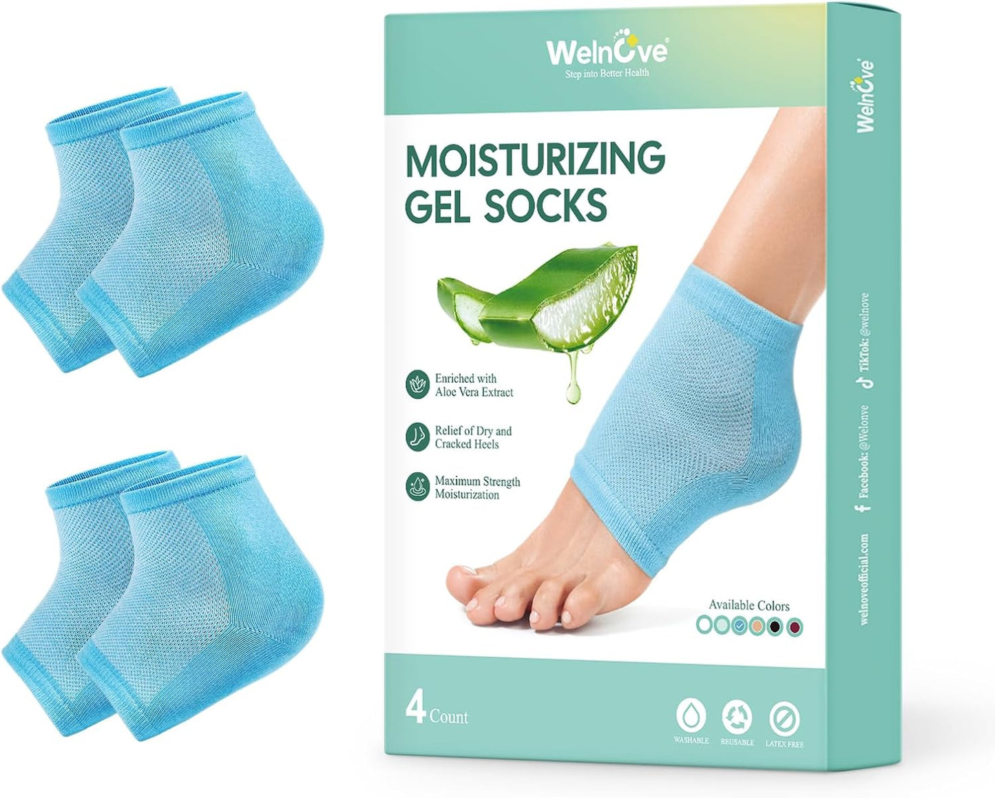 Moisturizing Gel Heel Socks
