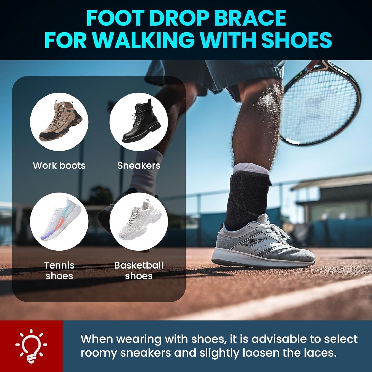 Welnove Drop Foot Brace