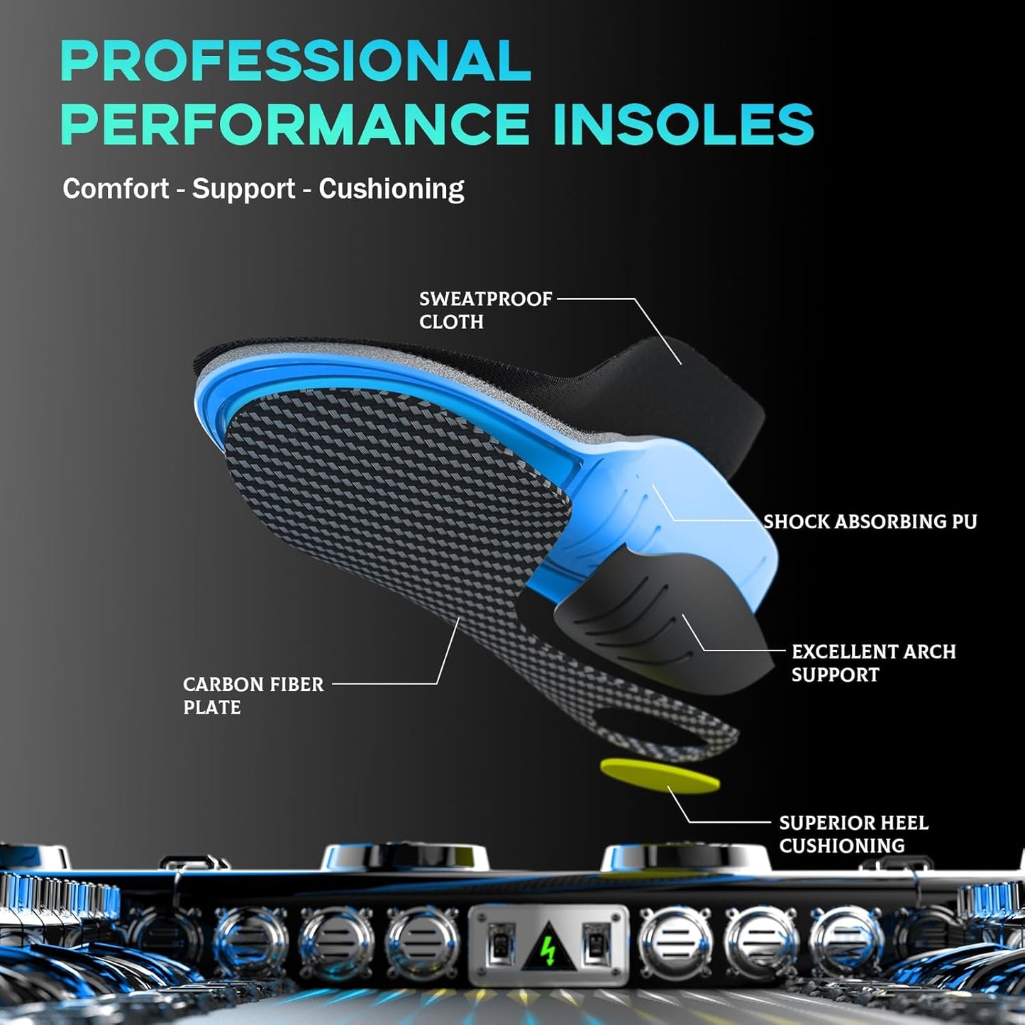 Carbon Firber Sport Insoles