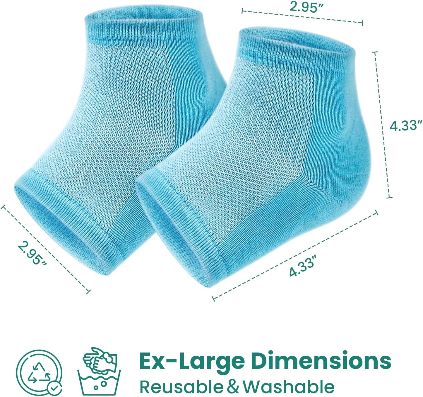 Moisturizing Gel Heel Socks