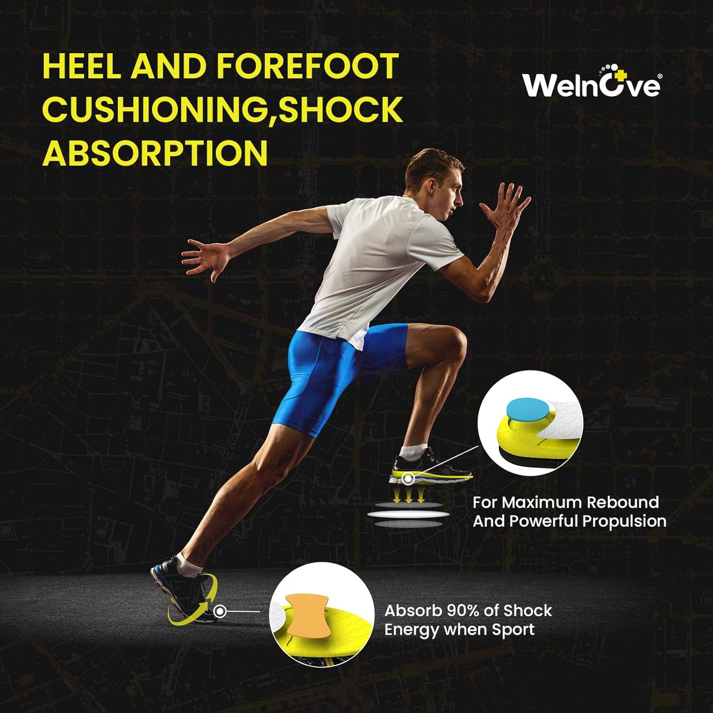 Running Sports Insoles Plantar Fasciitis