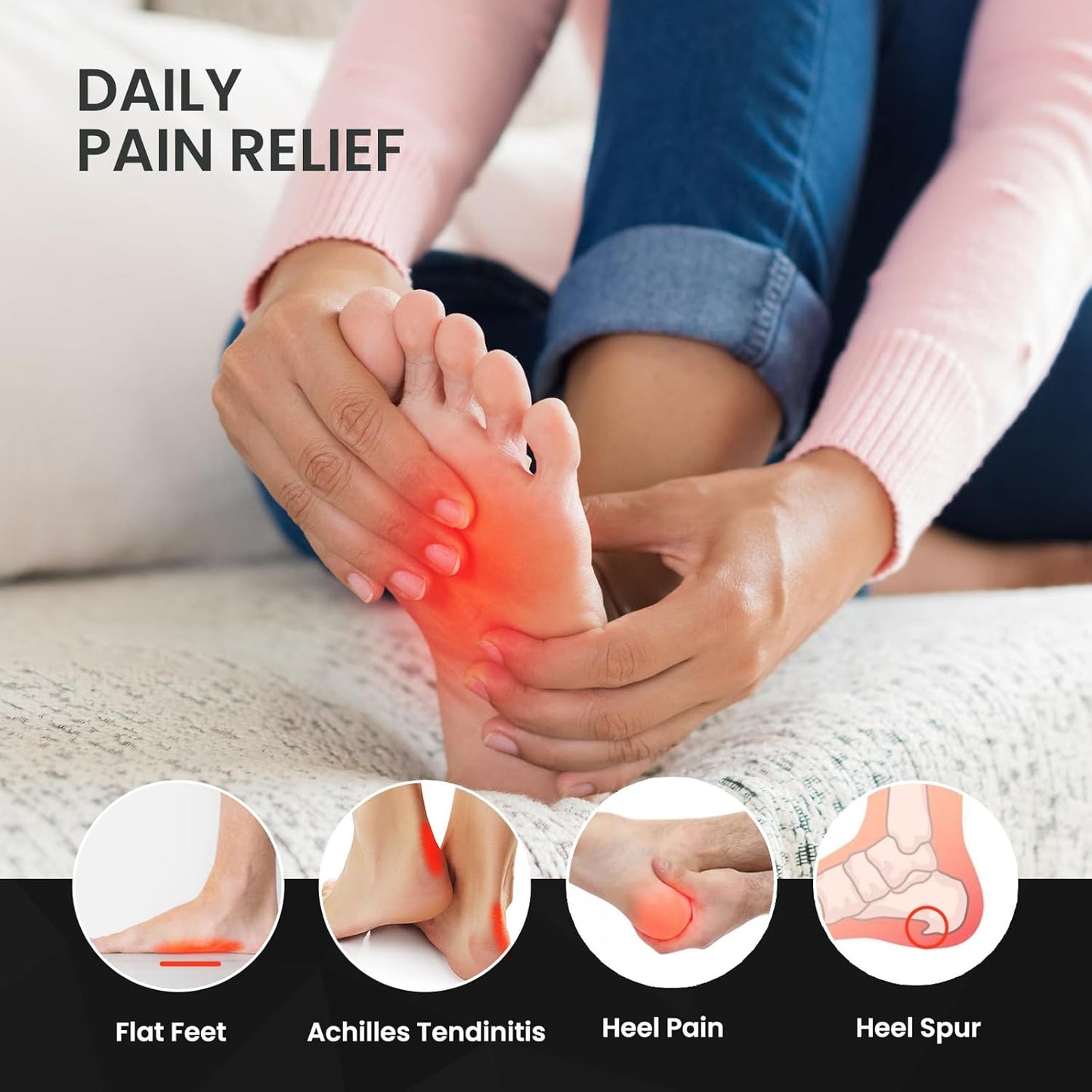 Ultra Heel Cushion Comfort Insoles