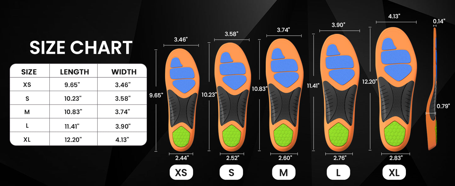 Welnove Running Insoles