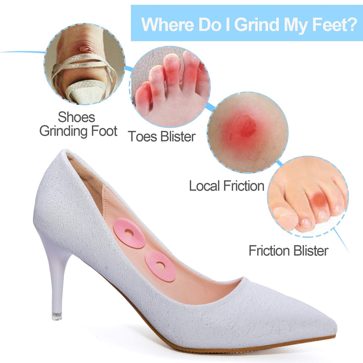 Oval Corn Cushion Pads