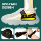 Welnove Heel Protectors Cups for Plantar Fasciitis Heels Spur Pain Relief Heel Inserts Pads for Achilles Tendonitis Dry Cracked Heel Support Cushion,Size L,Black,1Pair
