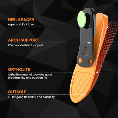 Heavy Duty Insoles Stong Arch Support