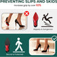 Welnove Shoe Sole Bottom Protector Grips Non Slip Self-Adhesive Anti-Slip Pads for High Heels Boots,6 Pcs,Black