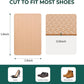 Welnove Shoe Sole Bottom Protector Grips Non Slip Self-Adhesive Anti-Slip Pads for High Heels Boots,6 Pcs,Beige