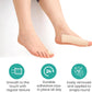 Welnove Turf Toe T-Straps for Big Toe Support, 16-Pack Moleskin Toe Straps for Pain Relief, Hypoallergenic & Adjustable Toe Stabilizer for Men & Women,Multi Size