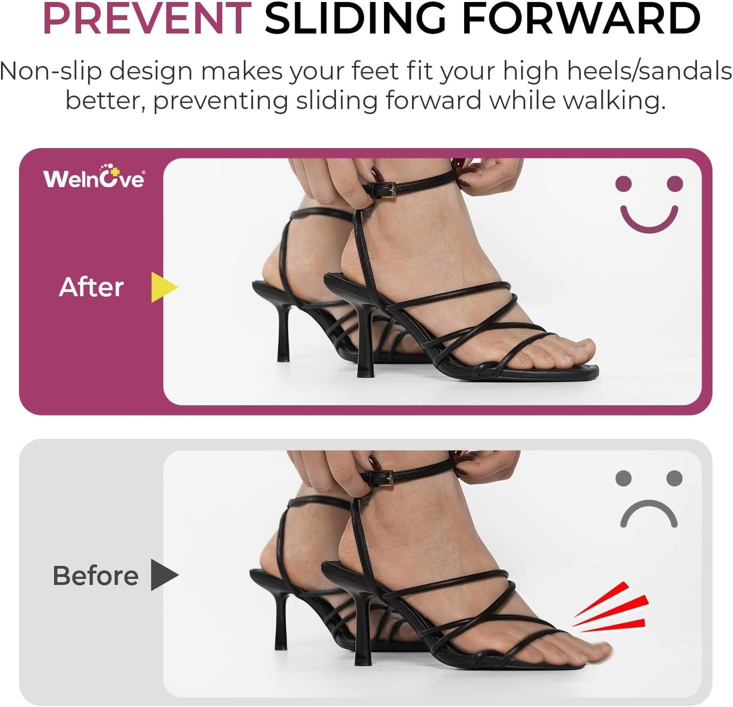 High Heel Cushion Inserts 2 Pair