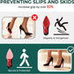 Welnove Shoe Sole Bottom Protector Grips Non Slip Self-Adhesive Anti-Slip Pads for High Heels Boots,6 Pcs,Clear