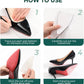 Welnove Shoe Sole Bottom Protector Grips Non Slip Self-Adhesive Anti-Slip Pads for High Heels Boots,6 Pcs,Clear