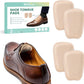 Welnove Shoe Tongue Pads Memory Foam Shoe Padding Cushion Soft Self Adhesive Inserts Filler for Boots Leather Shoes Loafers,2 Pairs,Size S,Beige Color