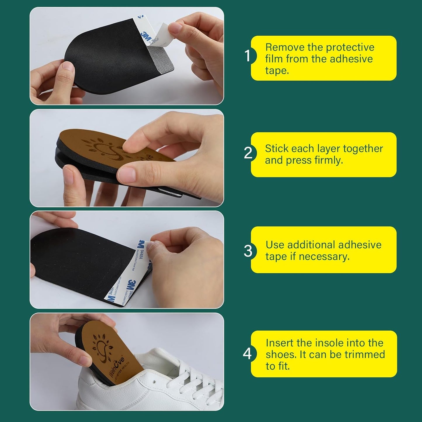 Adjustable Heel Lift Inserts