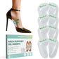 Welnove Soft Gel Arch Supports Flat Feet Plantar Fasciitis Gel Arch Support Insoles Foot Pain Fatigue Relief 8 Pairs Fit Most Shoes,0.47" Height，Clear