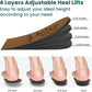 Adjustable Heel Lift Inserts, Small Size