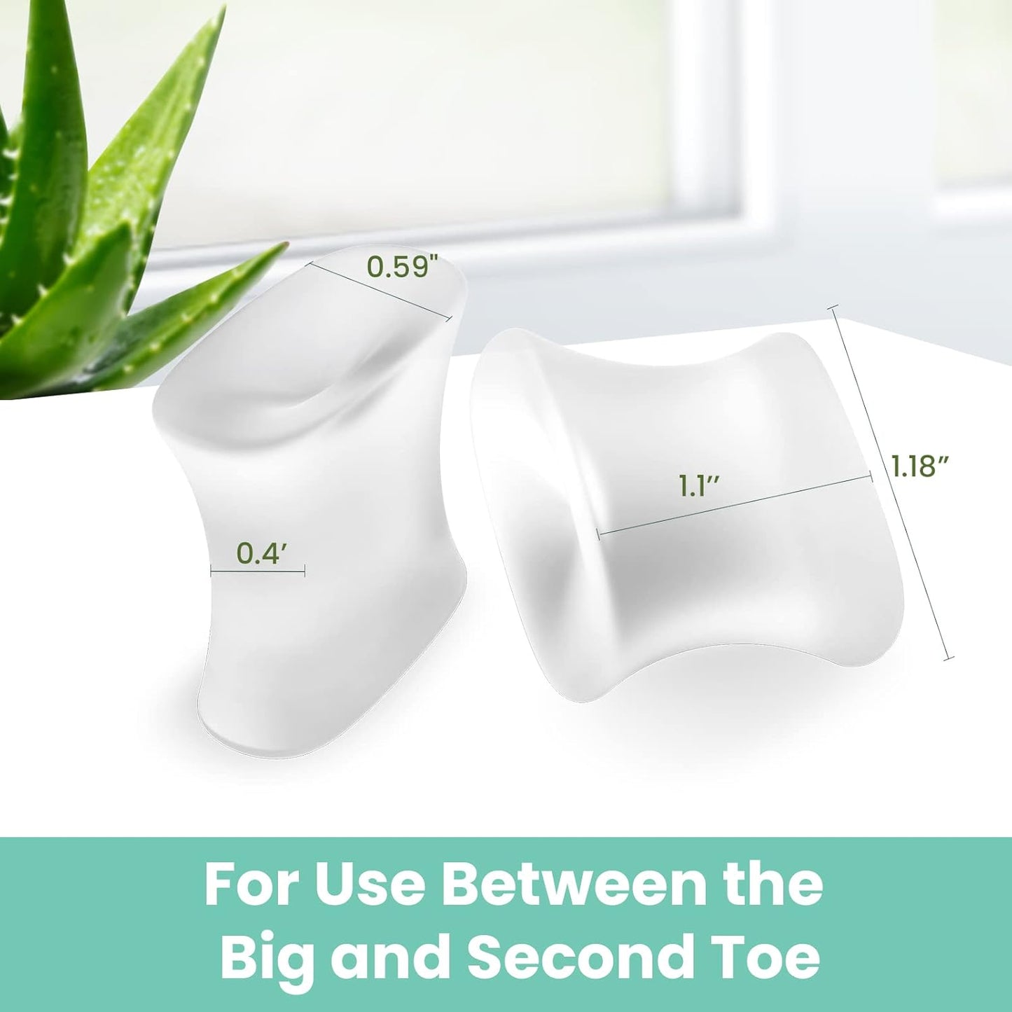 12-Pack Gel Toe Separators