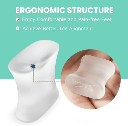 12-Pack Gel Toe Separators