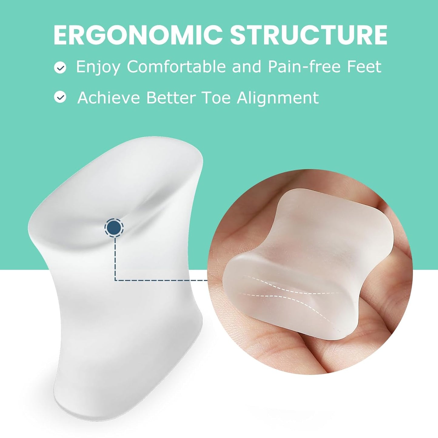 Small Gel Toe Separator