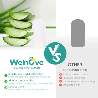 Silicone Toe Protector 8Count Small Size