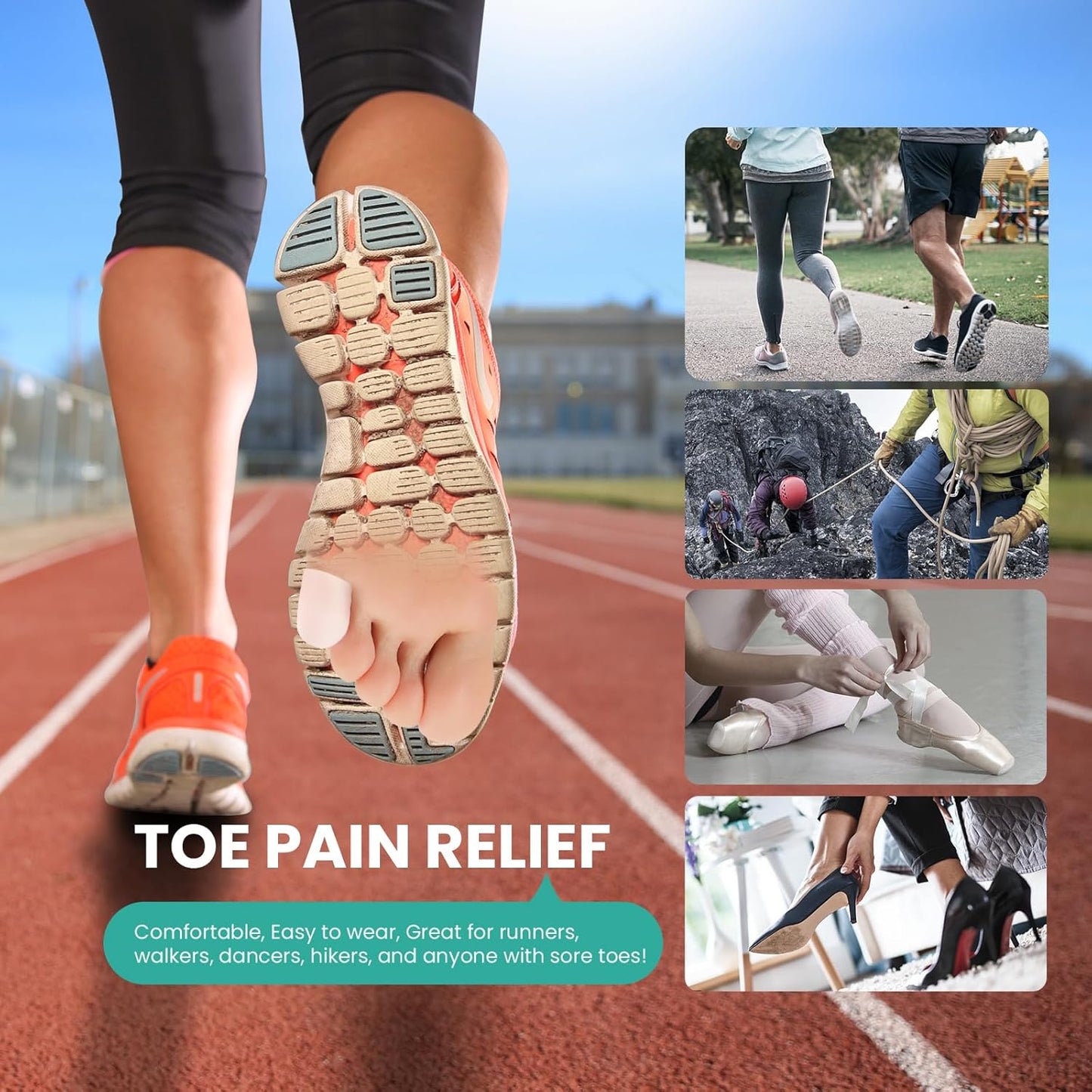 Silicone Toe Protector 8Count Small Size