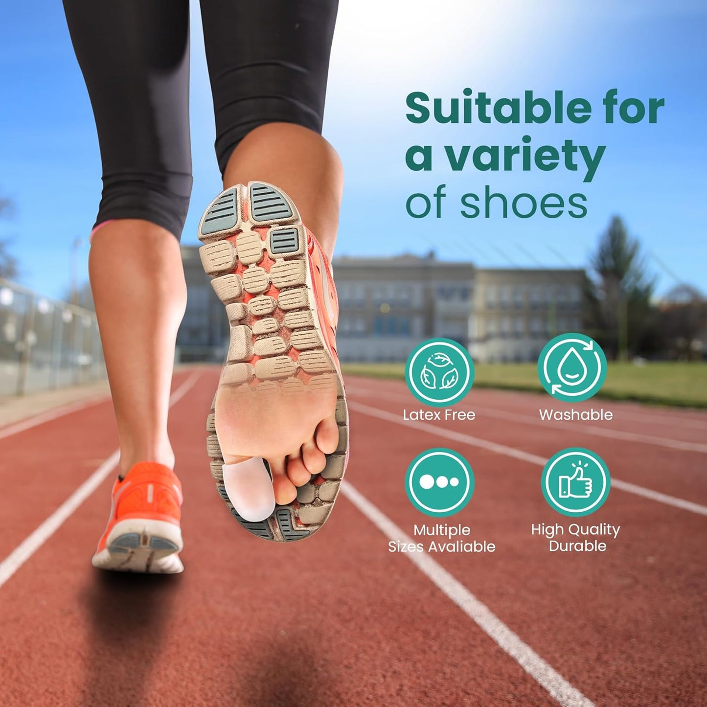 Gel Toe Protects 8 Count Large Size