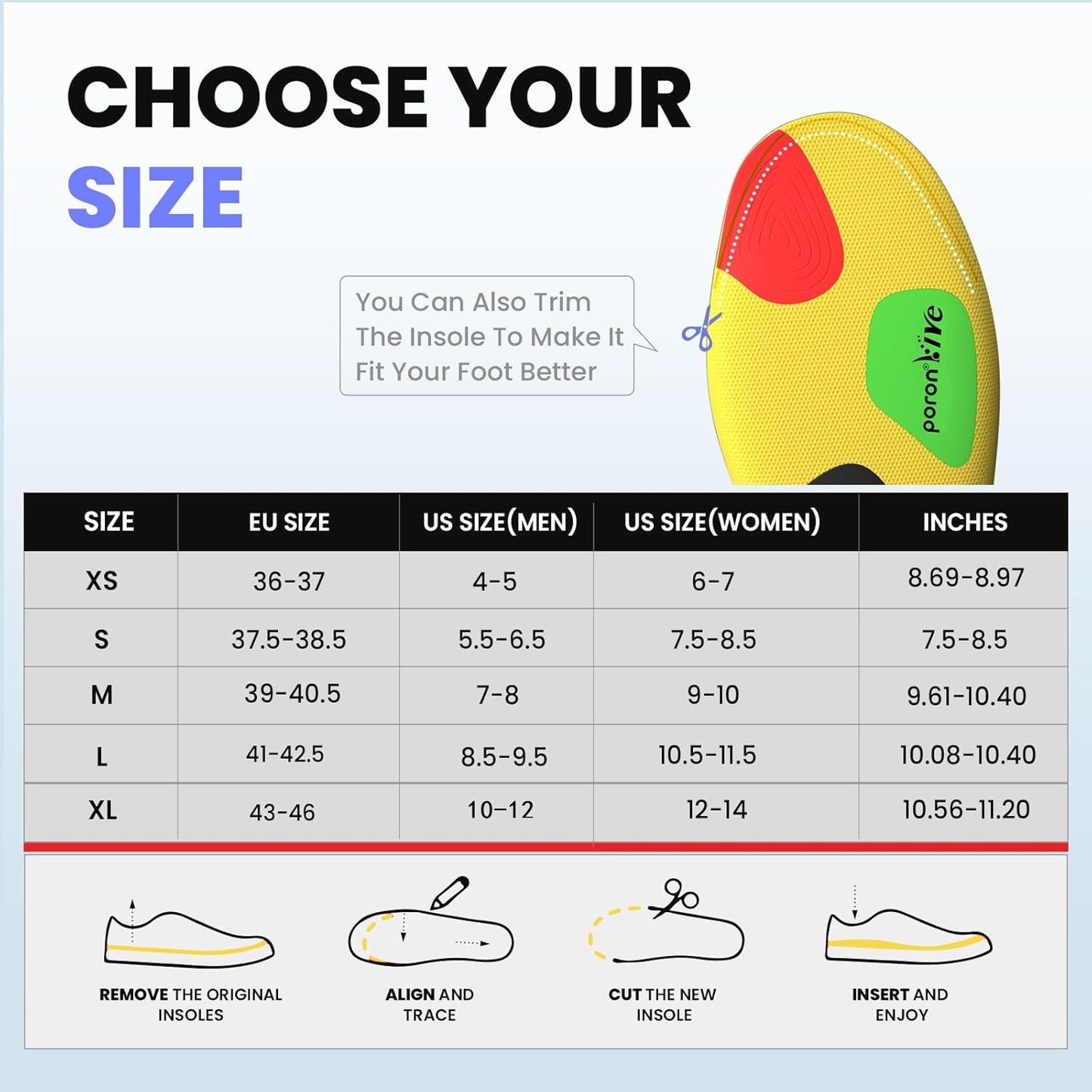 Welnove Running Insoles