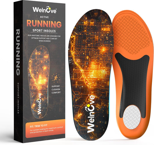 Performance Running Insoles-Shock Absorption