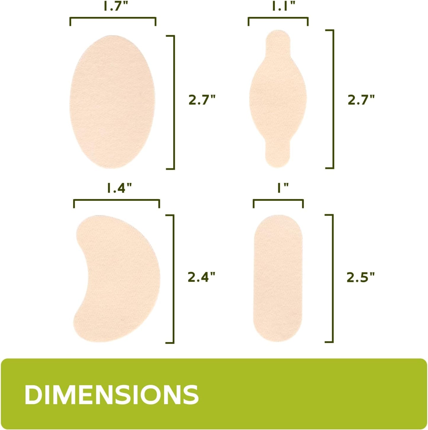 Bukihome Moleskin Adhesive Pads