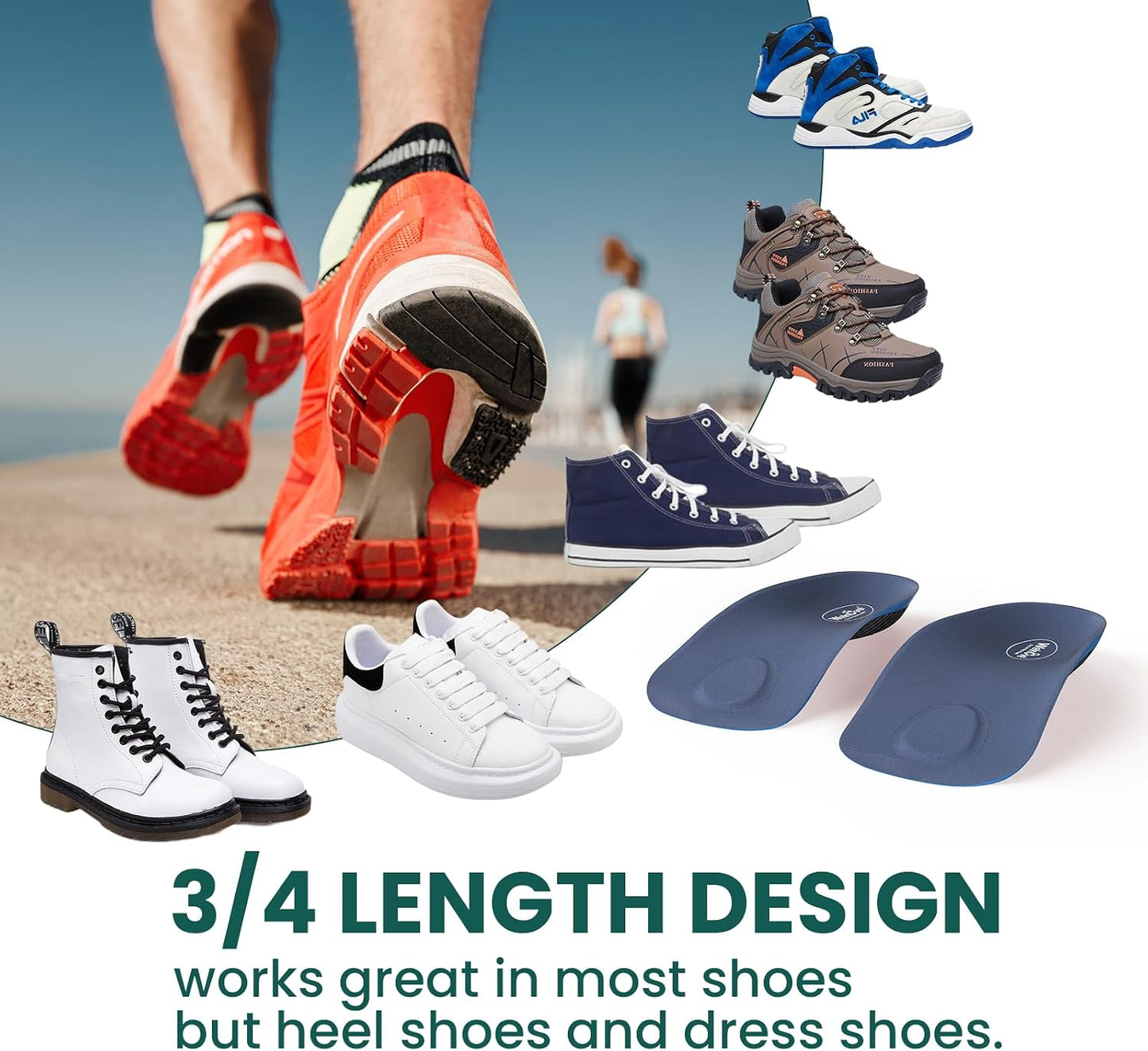 Welnove Plantar Fasciitis Insoles
