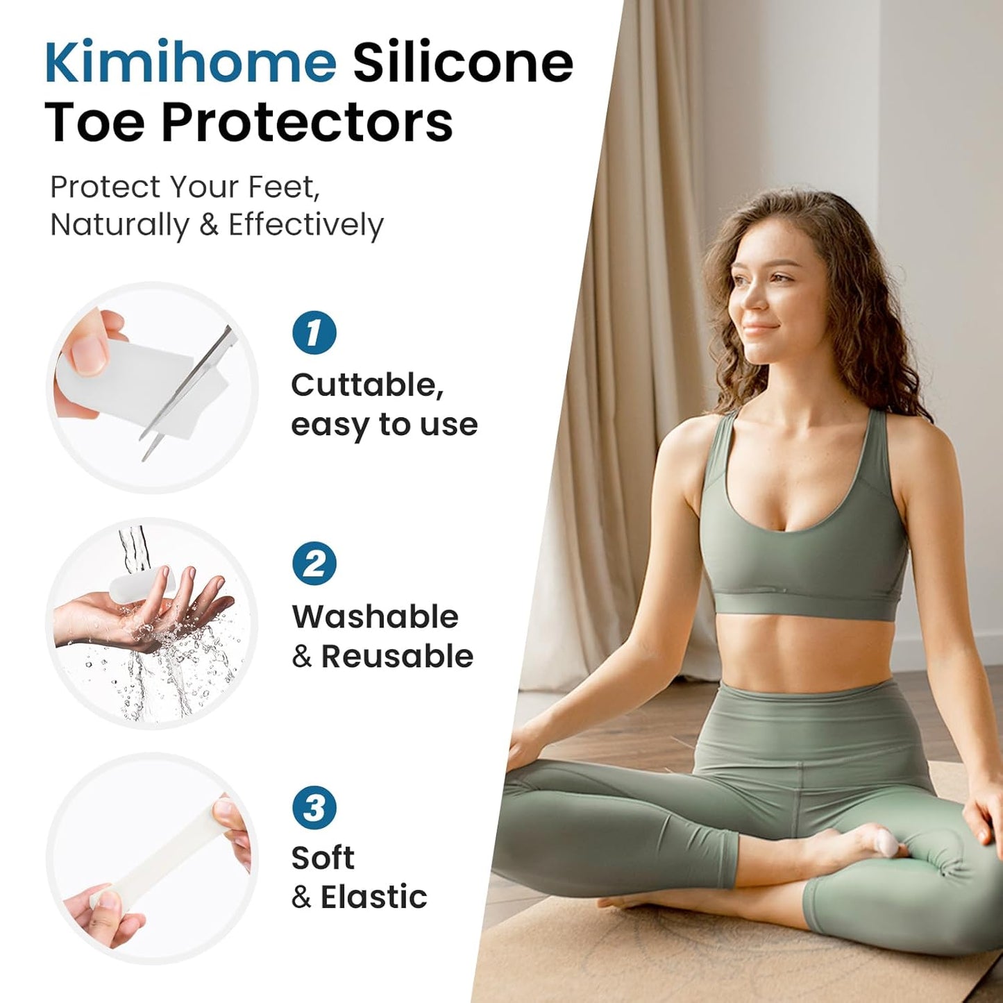 Kimihome Gel Toe Protector and Caps