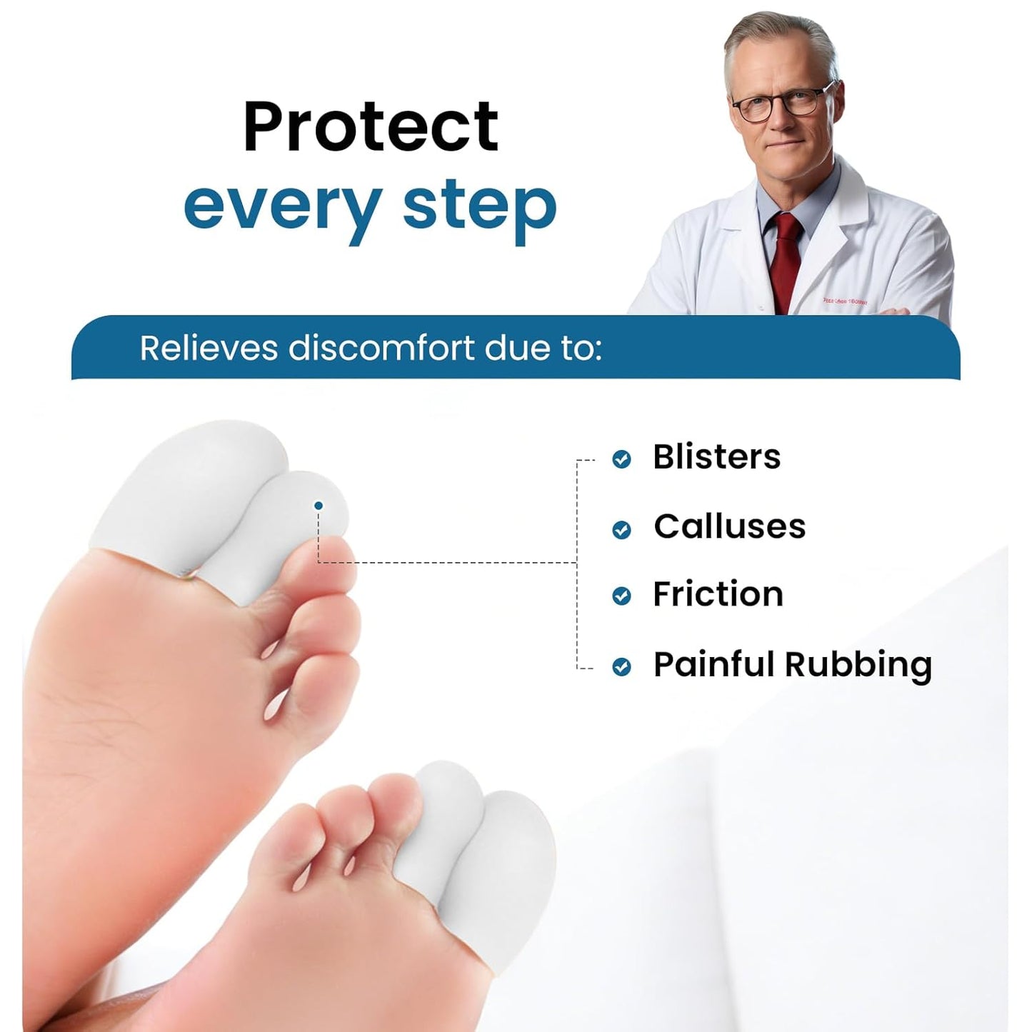 Kimihome Gel Toe Protector and Caps