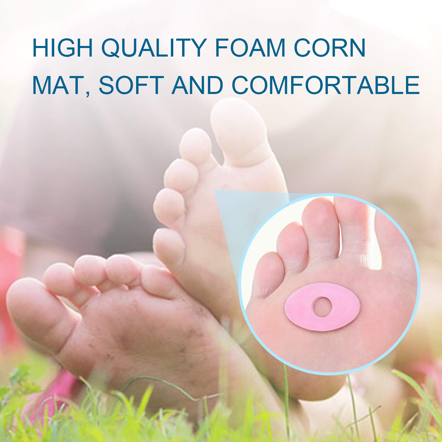Buy 6 Sheets/36 Pcs Transparent Oval Gel Foot Corn Rings Silicone Callus  Cushions Soft Sticky Foot Protector Corn Pads Toe Pads Self Adhesive Back  Heel Sticker Shoes Sticker Online at Low Prices